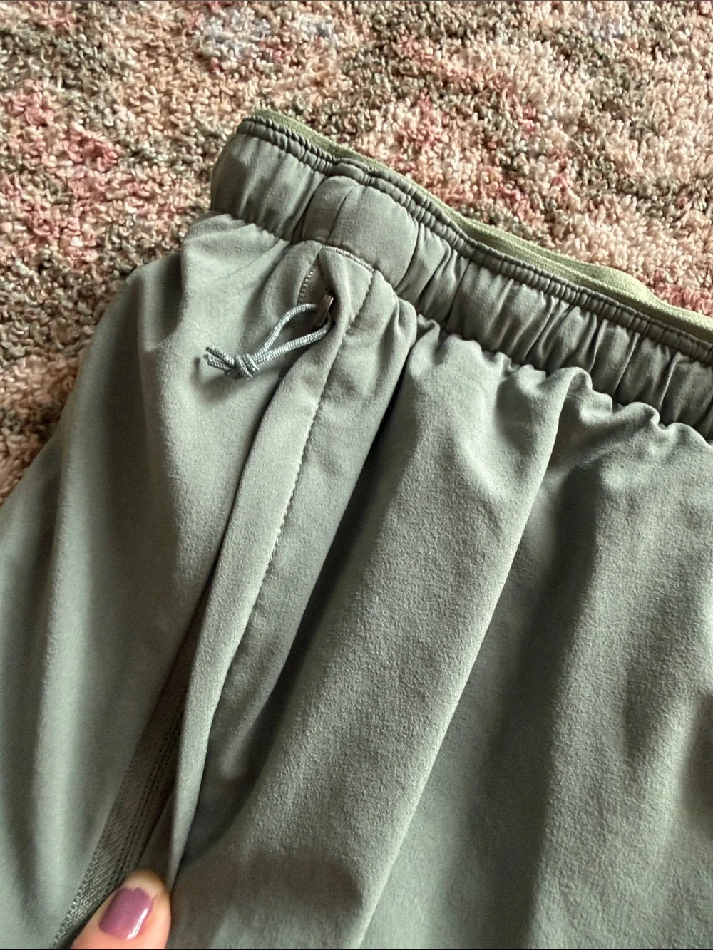 Patagonia Men's Sage Green Athletic Shorts lined size M